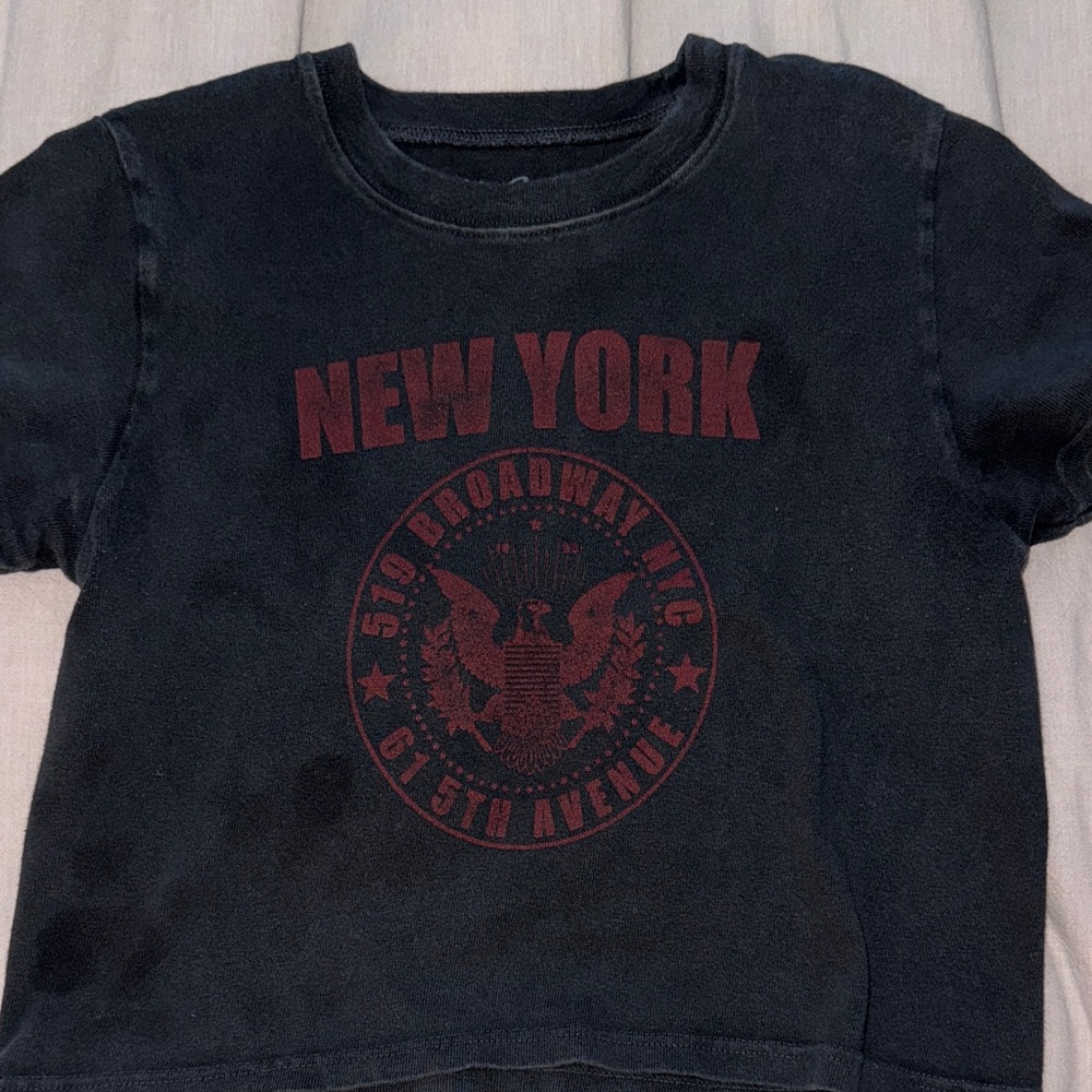 Brandy Melville Black Graphic Tee